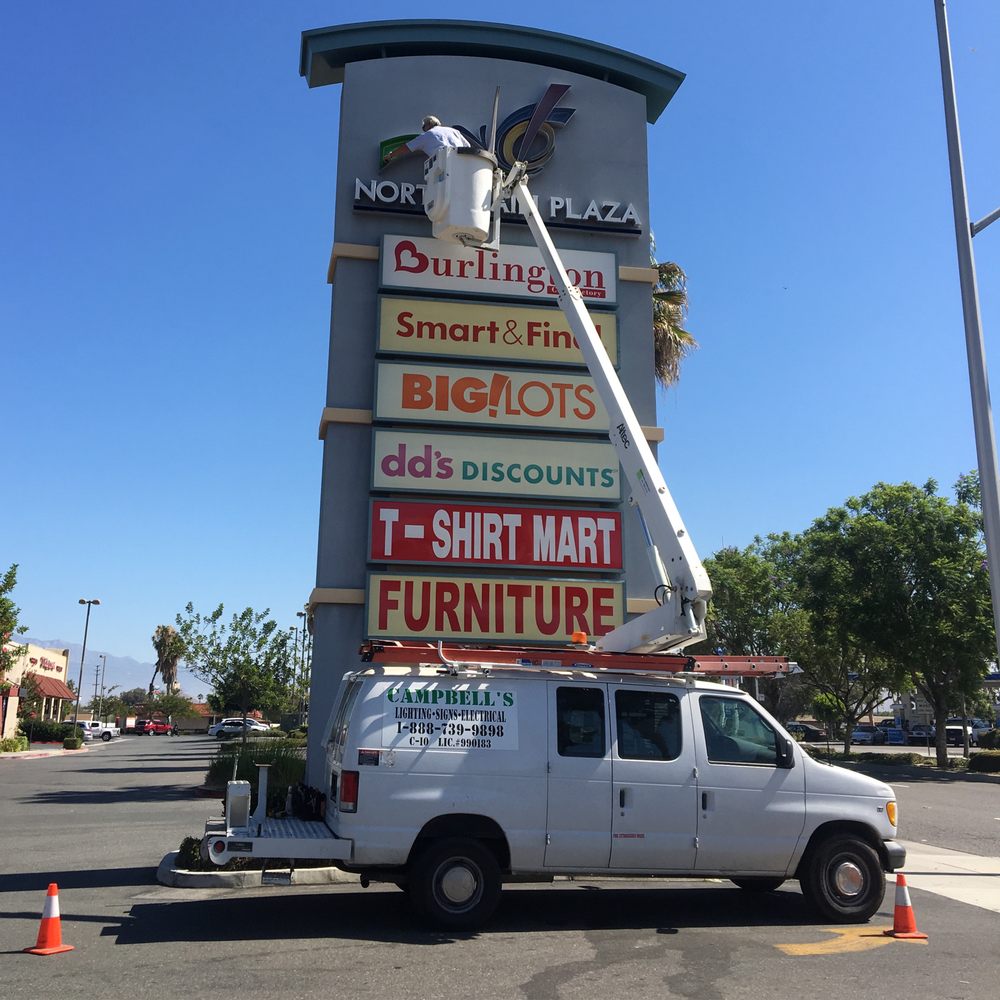 Slide of Campbell's Lighting & Sign Services