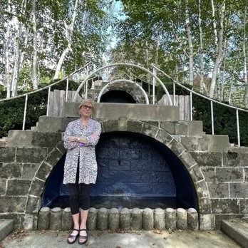 Naumkeag House - Me in front of the waterfall. - Museums Near Me - Stockbridge, Massachusetts