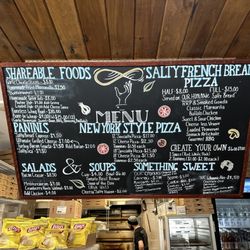 Salty Bread Pizza Cafe - Menu