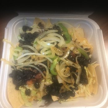 University Tacos - Black bean nachos with onions and peppers - Mexican Near Me - Birmingham, Alabama
