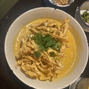 Rim Tanon - Khao Soi Gai (sub shrimp) - Thai Near Me - Houston, Texas Rim Tanon - Khao Soi Gai (sub shrimp) - Thai Near Me - Houston, Texas