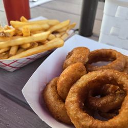Russian River Pub - Fries and onion rings
