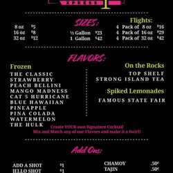 Margarita Xpress Drive Thru - Menu at Lake Worth location