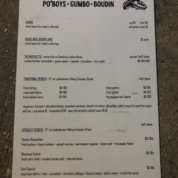 The Rougaroux - Good Cajun food! Gumbo was awesome and had the perfect amount of spice. Muffuletta was perfect, any Cajun would approve. - Cajun/Creole Near Me - Birmingham, Alabama