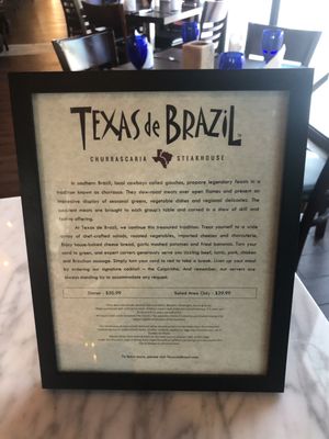 Menu photo 3 Texas de Brazil - Denver Denver, CO Menu photo 3 Texas de Brazil - Denver Denver, CO
