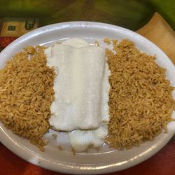 Chicken Enchiladas double rice