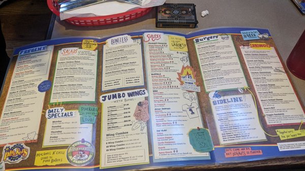 Menu photo 1 Pluckers Wing Bar - Oak Hill Austin, TX