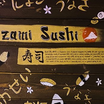 Kizami Sushi - Creative writing on the wall - Sushi Bars Near Me - Chicago, Illinois Kizami Sushi - Creative writing on the wall - Sushi Bars Near Me - Chicago, Illinois