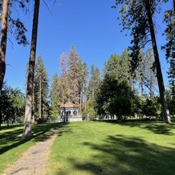 The Spokane Farmer's Market - Gazebo and lots of shade at the new location of the market.