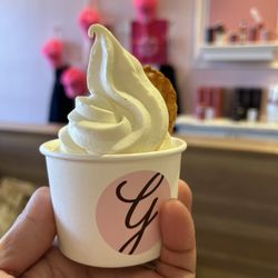 Kids vanilla bean soft serve