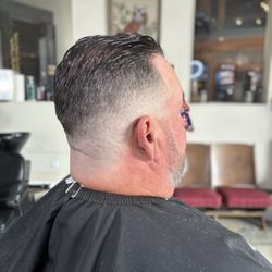 G Street Barber - Slick back skin fade