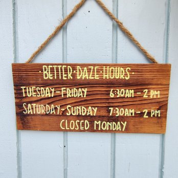 Better Daze - Hours of operation - Coffee & Tea Near Me - Honolulu, Hawaii