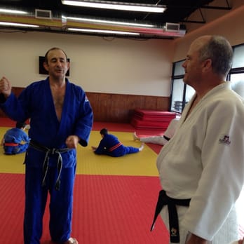 Eastside Dojo - The two Ken's at Eastside Dojo. Both 5th degree black belts, Ken Patteson (right) was US National champion in '83 and '85. - Martial Arts Near Me - Plano, Texas