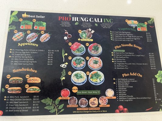 Menu photo 2 Pho Hung Cali 2 San Diego, CA Menu photo 2 Pho Hung Cali 2 San Diego, CA