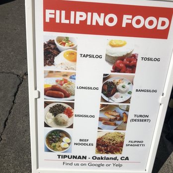 Tipunan  - Breakfast menu - Filipino Near Me - Oakland, California