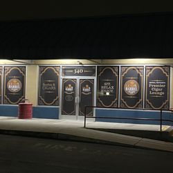 Leaf & Barrel Cigar and Bourbon Lounge - Our store front