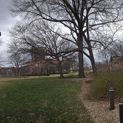 University of Nebraska - Outside the Canfield Administration building and Love Library South.