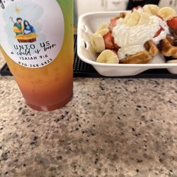 O G Nutrition - Breakfast drink and waffles