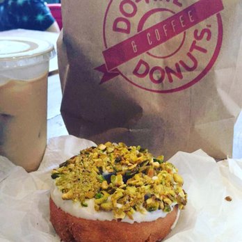 Do-Rite Donuts & Chicken - Small iced coffee and a pistachio Meyer lemon iced donut - Donuts Near Me - Chicago, Illinois Do-Rite Donuts & Chicken - Small iced coffee and a pistachio Meyer lemon iced donut - Donuts Near Me - Chicago, Illinois
