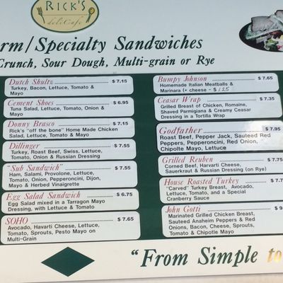 Menu photo 7 Rick's Delicafe Reno, NV Menu photo 7 Rick's Delicafe Reno, NV