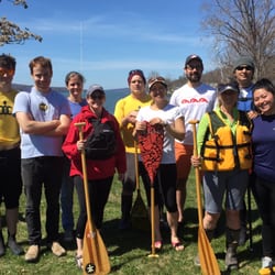 Cayuga Outrigger Canoe Club - Coming together to rig the canoes for the 2016 summer season!