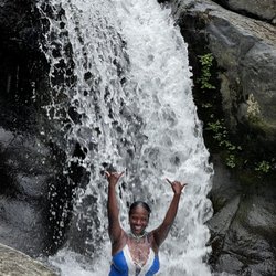Las Paylas - Waterfall by the little slide