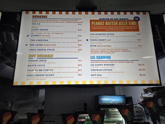 Menu photo 2 Big Zaddy's Burger Roanoke, TX Menu photo 2 Big Zaddy's Burger Roanoke, TX