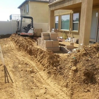 Rafael's Landscape - Demo is complete, ready to dig trenches before laying concrete. - Landscaping Near Me - Rialto, California