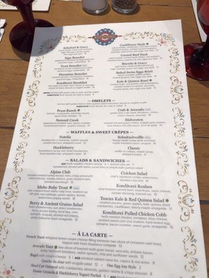 Menu photo 8 Konditorei Bakery and Cafe Sun Valley, ID