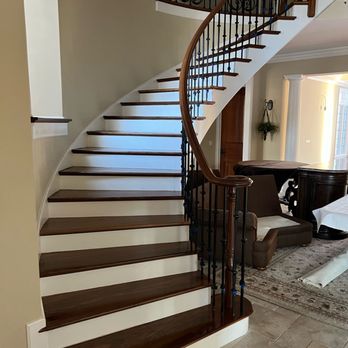 Stand Up Flooring - a staircase in a home - Flooring Near Me - Northbrook, Illinois