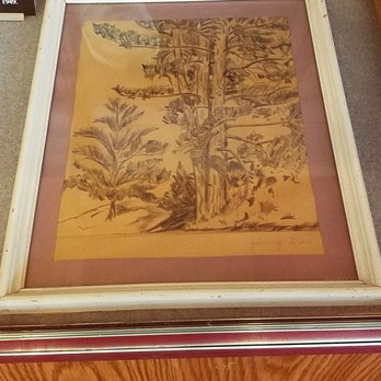 The James Dean Museum - one of the drawings Dean made in high school - Museums Near Me - Fairmount, Indiana