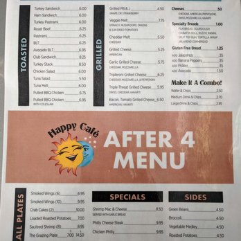 Happy Cafe - Lunch & Dinner Menu - Cafes Near Me - Virginia Beach, Virginia