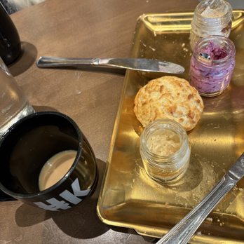 Hash Kitchen - biscuits with butter - Bars Near Me - Fort Worth, Texas