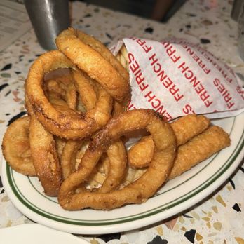 Love Hour - My girlfriend is not hungry - fries, onion rings, mozzarella - Burgers Near Me - Los Angeles, California