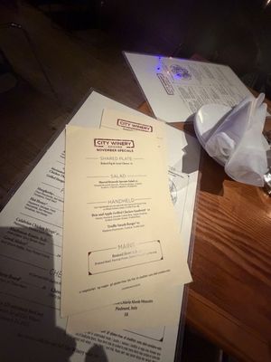Menu photo 6 City Winery Chicago Chicago, IL