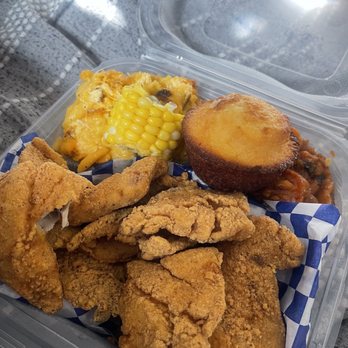 Frickin Fried - Fried Red Snapper ,Mac and Cheese, Yams - Southern Near Me - Concord, California