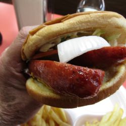 Gas 'n' Grub - German Sausage Sandwich