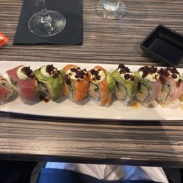 Wasabi chilli oil crab roll Wasabi chilli oil crab roll