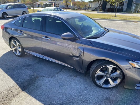 Minor Collision Repair - A Before and After. Minor Collision Repair - A Before and After.