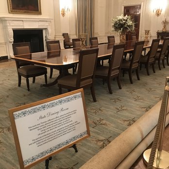The White House - State Dining Room. - Landmarks & Historical Buildings Near Me - Washington, DC, District of Columbia The White House - State Dining Room. - Landmarks & Historical Buildings Near Me - Washington, DC, District of Columbia