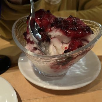 Anthony's at Sinclair Inlet - Huckleberry pear sorbet - Seafood Near Me - Bremerton, Washington