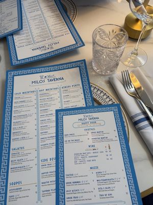 Menu photo 1 Milos Taverna San Francisco, CA Menu photo 1 Milos Taverna San Francisco, CA