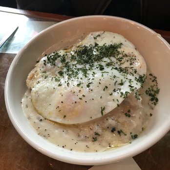 Roslyn Cafe - Biscuits and gravy with fried eggs on top - American Near Me - Roslyn, Washington Roslyn Cafe - Biscuits and gravy with fried eggs on top - American Near Me - Roslyn, Washington