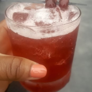 Greenhouse Kitchen + Bar - Cherry Vanilla Shrub - Cocktail Bars Near Me - Vienna, Virginia