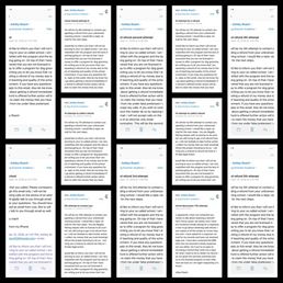 Emails sent to dog groomer academy to obtain a refund.