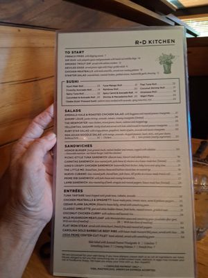 Menu photo 1 R+D Kitchen Yountville, CA Menu photo 1 R+D Kitchen Yountville, CA