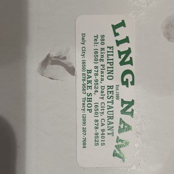 Ling Nam Express - Restaurant info - Filipino Near Me - Tracy, California