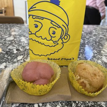Beard Papa’s - Strawberry with vanilla filling & Vanilla w/ vanilla filling ... - Bakeries Near Me - Glendale, California Beard Papa’s - Strawberry with vanilla filling & Vanilla w/ vanilla filling ... - Bakeries Near Me - Glendale, California