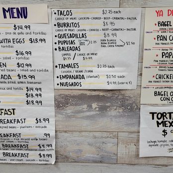 Don Chema - Menu - Breakfast & Brunch Near Me - Stafford, Virginia