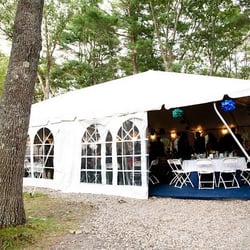 Essex Woods Meeting & Retreat - Reception Tent. Photo from Leah LaRiccia Photography.